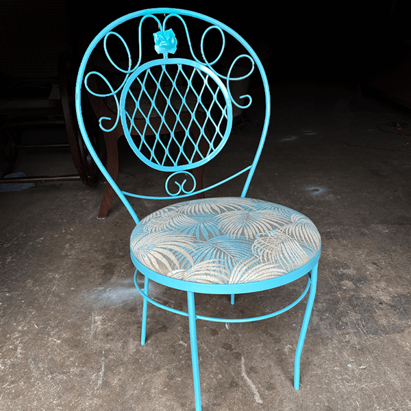 Replacement seats for wrought iron patio chairs sales